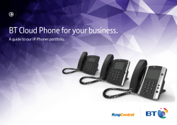 BT Cloud Phone for your business.