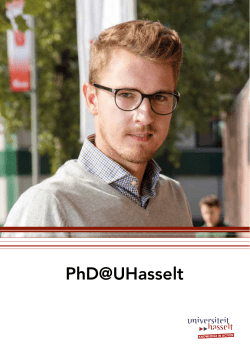 PhD@UHasselt