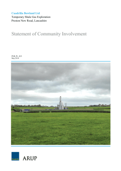 Statement of Community Involvement