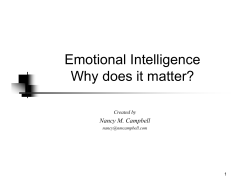Emotional Intelligence Why Does It Matter?