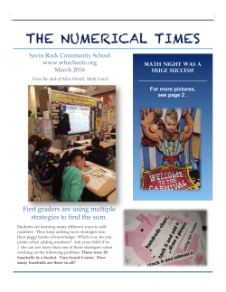 March 2016 - Savin Rock Community School