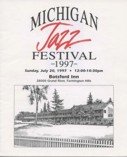 1997 - Michigan Jazz Festival