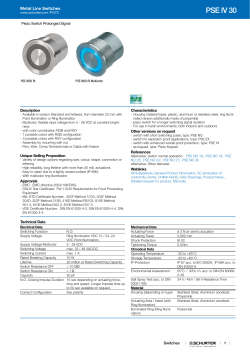 PSE IV 30 - SCHURTER
