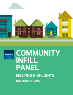- City of Edmonton Infill Website