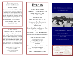 events - Cromwell Historical Society
