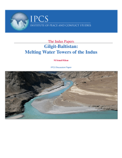 Gilgit-Baltistan: Melting Water Towers of the Indus
