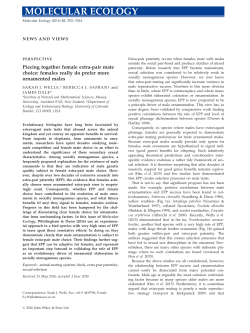 pair mate choice: females really do prefer more ornamented males