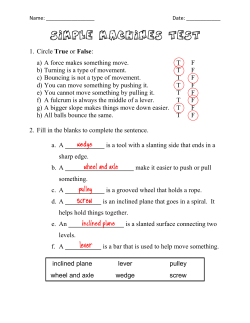 Answers - Mr. Collinson