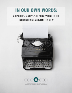 in our own words