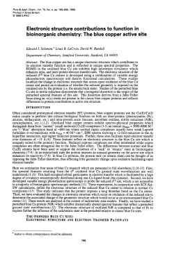 Electronic structure contributions to function in