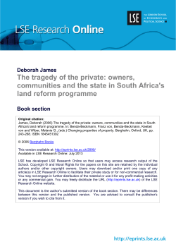 - LSE Research Online
