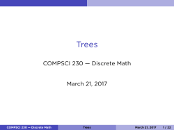 COMPSCI 230 &mdash; Discrete Math March 21, 2017