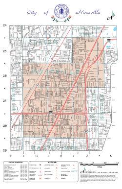 City of Roseville Map - Roseville Public Library