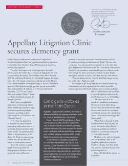 Appellate Litigation Clinic secures clemency grant