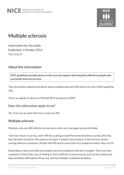 Multiple sclerosis