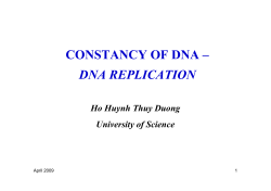 2-CONSTANCY OF DNA