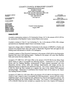 August - Beaufort County