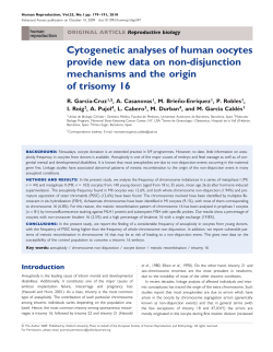 Cytogenetic analyses of human oocytes provide new data on non