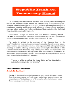 6. Republic vs. Democracy
