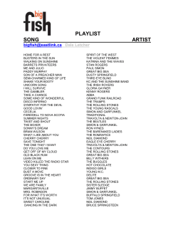 playlist song artist