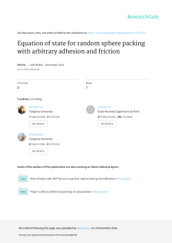 Equation of state for random sphere packings with