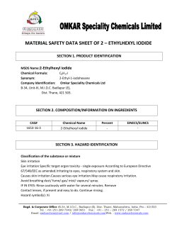 material safety data sheet of 2 &ndash; ethylhexyl iodide