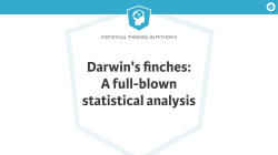 STATISTICAL THINKING IN PYTHON II