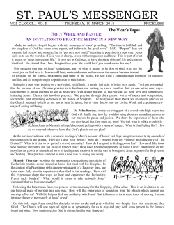 st. paul`s messenger - St Paul`s Episcopal Church, Windham