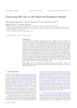 Connecting HL Tau to the Observed Exoplanet Sample
