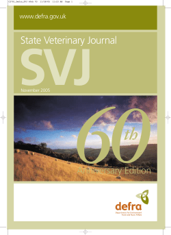 The State Veterinary Journal