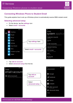 Connecting Windows Phone to Student Email