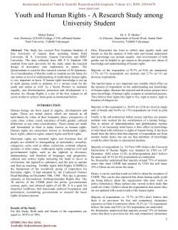 - International Journal of Trend in Scientific Research and