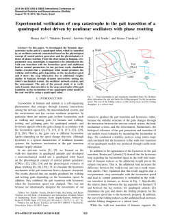 Experimental Verification of Cusp Catastrophe in the Gait Transition