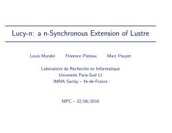 Lucy-n: a n-Synchronous Extension of Lustre