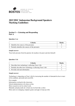 2015 HSC MG Indonesian Background Speakers