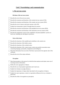 Unit 3 learning outcomes