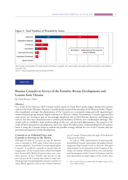 Russian Cossacks in Service of the Kremlin: Recent Developments