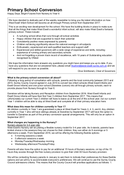 Primary School Conversion - West Ewell Infant School