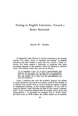 Print this article - McGill Journal of Education