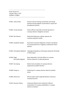 Poster Session III Tuesday, May 2, 2017 10