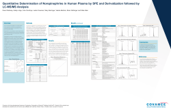 Quantitative Determination of Norepinephrine in Human