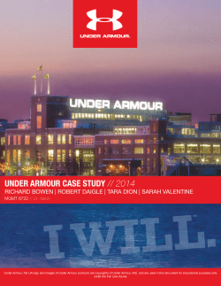Under Armour Case Study PDF