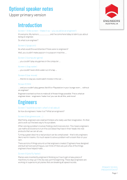 Upper Primary Speaker Notes