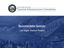 Las Vegas Stadium - Nevada Legislature