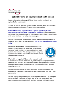 Got milk? Vote on your favorite health slogan