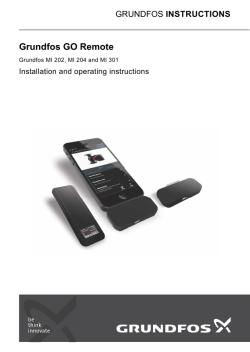 Grundfos GO Remote