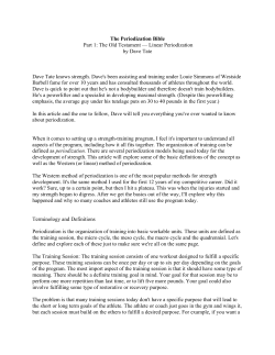 Dave Tates Periodization Bible