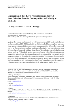 Comparison of Two-Level Preconditioners Derived from Deflation