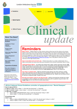Clinical update - June 2010