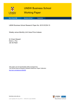 A Note on Weekly versus Monthly Unit Value Price Indexes